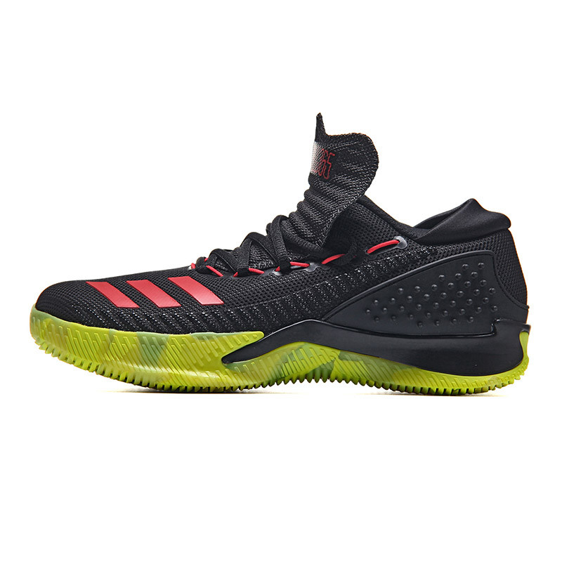 adidas阿迪达斯男子篮球鞋鞋2017年新款耐磨透气实战运动鞋BW1290 黑色 45码