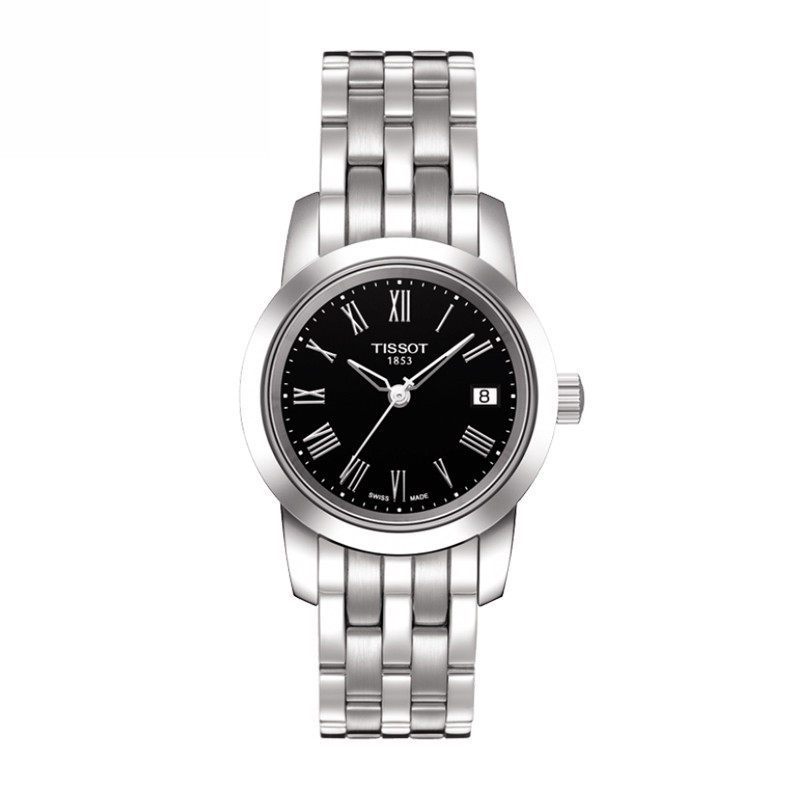 天梭Tissot手表经典系列钢带石英女表T033.210.11.053.00 统一颜色