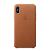 [测试商品,勿拍,拍下不发]Apple iPhone X/iPhone Xs系列手机壳 皮革保护壳 MQTA2FE/A鞍褐色