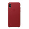iPhone X 皮革保护壳 MQTE2FE/A红色