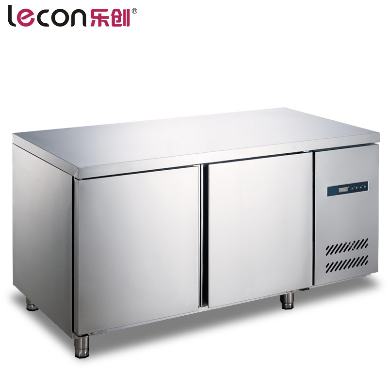 乐创（lecon）商用工作台风冷保鲜工作台 操作台冷柜冷柜冰箱冷藏 1.2米工程机