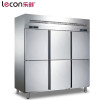 乐创（lecon）商用六门冰柜 风冷冷柜冰箱 六门冰柜 保鲜柜冷冻柜