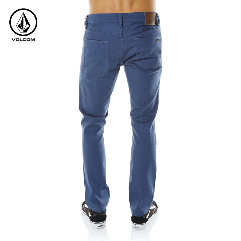 VOLCOM男士VORTATWILL新品机绣休闲裤紧身裤SLIM牛仔裤 36 DKA/卡其色