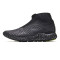 Adidas/阿迪达斯 男鞋 ALPHABOUNCE 5.8小椰子拉链套脚运动跑步鞋BW1386 黑色 43