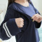 茵珠麗YinZhuli 针织棉长袖月子服家居服睡衣 春秋季棉质女士孕妇居家服 坐月子哺乳衣喂奶衣套装6650 XL 图色