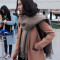 2019新款超大沙滩巾空调披肩丝巾女防晒韩版纯色棉麻围巾春夏季海边 翠绿