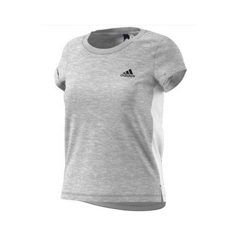 ADIDAS阿迪达斯2017夏季女子运动休闲透气舒适短袖T恤-BK5051 M（成人） BK5051