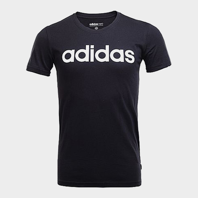 adidas阿迪达斯短袖男装夏季男子圆领针织运动休闲T恤BK6955 M BK6955