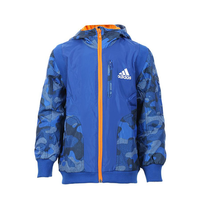 Adidas./阿迪达斯 童装 2017新舒适休闲针织外套夹克上衣|BJ8115