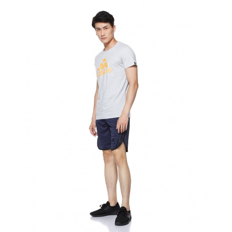阿迪达斯adidas男装短袖T恤-ADITSG2-GYO L 灰/黄