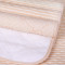 厂家直销天然彩棉隔尿垫四层双面婴儿尿垫防水透气面料可机洗纯棉_6 棕条纹100*60
