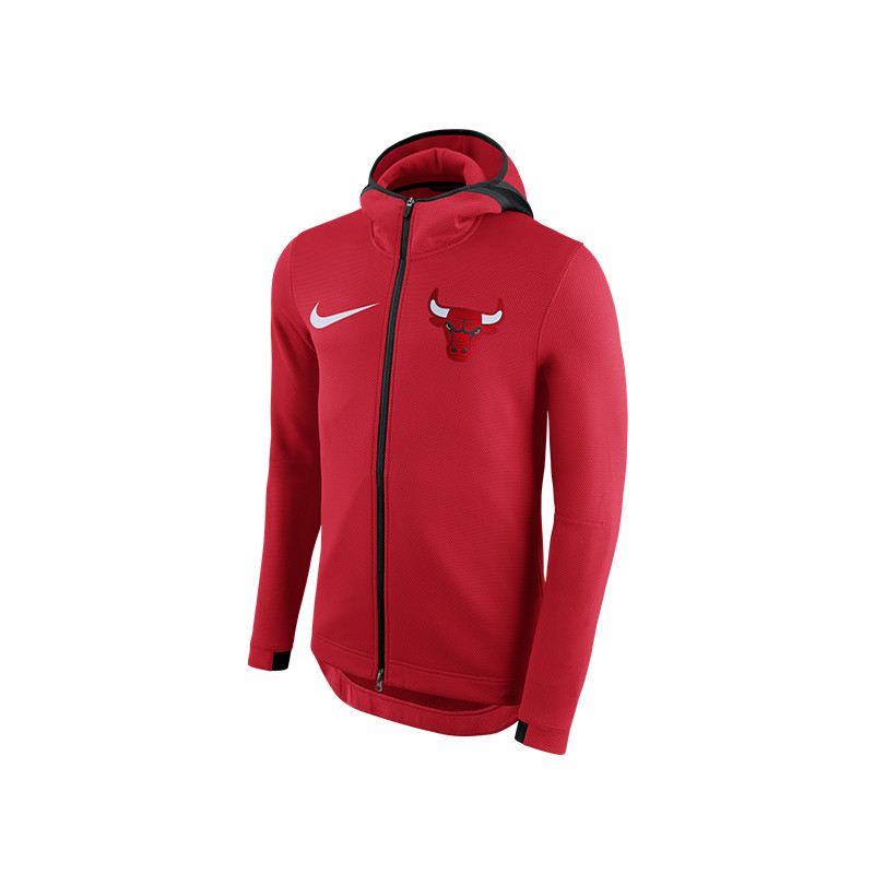 公牛队NIKE Therma Flex 男NBA连帽拉链外套球队同款出场服899831-657 2XL 图片色
