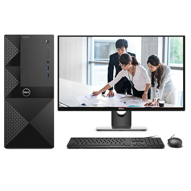 戴尔(DELL)台式机Vostro 3660-R3328B+SE2018HR 显示器