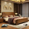 艾帛利(AIBOULLY) 床 实木床1.8米双人床 简约现代1.5米橡胶木床 木质单人床1.2米实木床家具 1.8*2.0m大抽屉床+床头柜*1