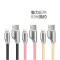 2条装锌合金手机数据线充电线通用苹果iphone13/12/11pro/X/XR/8/8plus/7/6