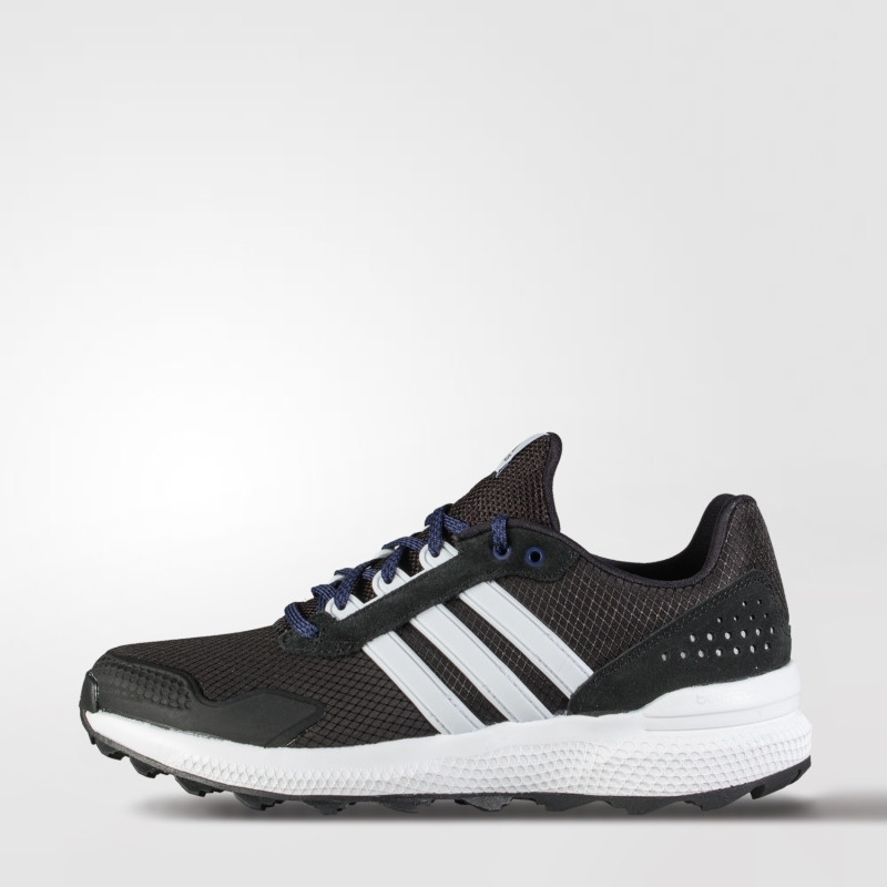 ADIDAS阿迪达斯17新款男子轻便透气跑步鞋运动鞋-AQ5205 1号黑色/亮白/深藏青 40.5