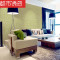 现代简约亚麻无纺布壁纸卧室客厅素色工程满铺墙纸 浅绿色90073