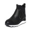 STACCATO/思加图冬季专柜同款黑色布面绒里休闲女短靴9JX06DD6 黑色 37码码
