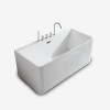整体亚克力独立式浴缸一体式热水独立式用水洗手间防臭龙头多款式 &asymp1.3m 简约空缸