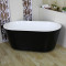 浴缸独立式小户型环保冷热水沐浴小户型瀑布嵌入式环环保独立式 &asymp1.7M 薄边空浴缸