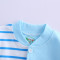 贝乐咿 0-3-6-9个月婴儿两件套开衫系扣宝宝纯棉套装 80#(建议身高72-80cm) 7259蓝色