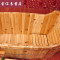 加厚木桶浴桶沐浴桶泡澡木桶家用洗澡桶木质澡盆桑拿浴缸 加厚1.0米套餐三