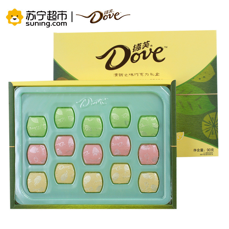 德芙清新之味巧克力礼盒90g