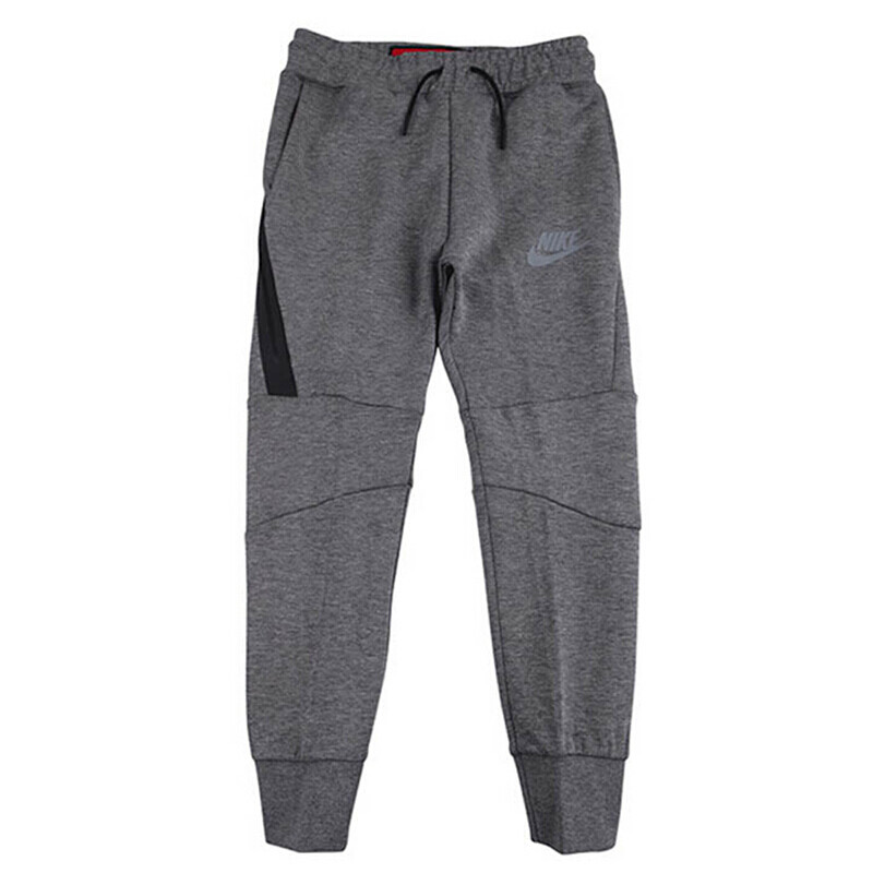 NIKE耐克童装2017春秋新款男女大童青少年运动休闲透气针织收脚长裤804818-093 XL 默认颜色