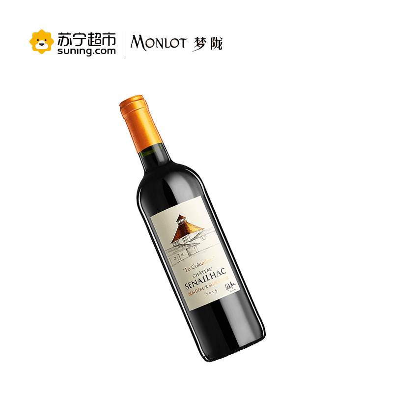 赵薇梦陇酒庄红酒迪斯洛城堡干红葡萄酒2015法国原装进口750ml