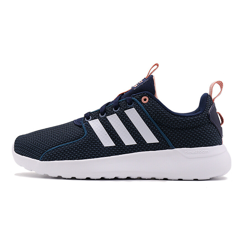Adidas阿迪达斯NEO女鞋2017秋季新款运动透气耐磨休闲板鞋CG5772 夜空沥青蓝/亮白/影迹粉 36.5