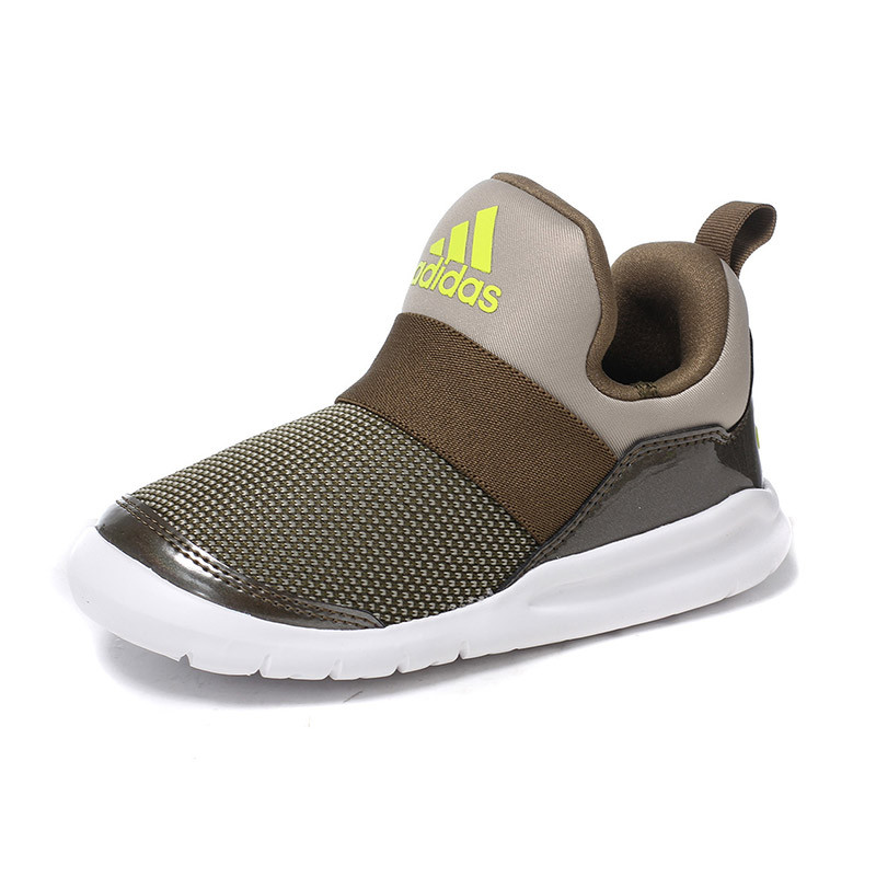 adidas童鞋2018秋款男小童运动鞋儿童儿童鞋CG3257 橄榄绿 31.5码/适合脚长190mm