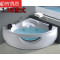 三角形扇形双人浴缸1.1/1.2/1.3/1.4/1.5/1.6米恒温冲浪按摩浴盆 ≈1.3m 加装恒温+触摸电脑版