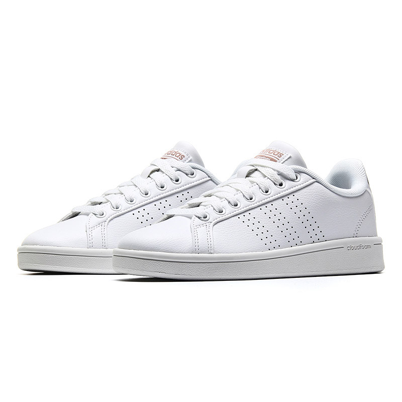 Adidas/阿迪达斯 NEO 女鞋 运动鞋低帮轻便休闲鞋板鞋 AH2242 白色 39/6