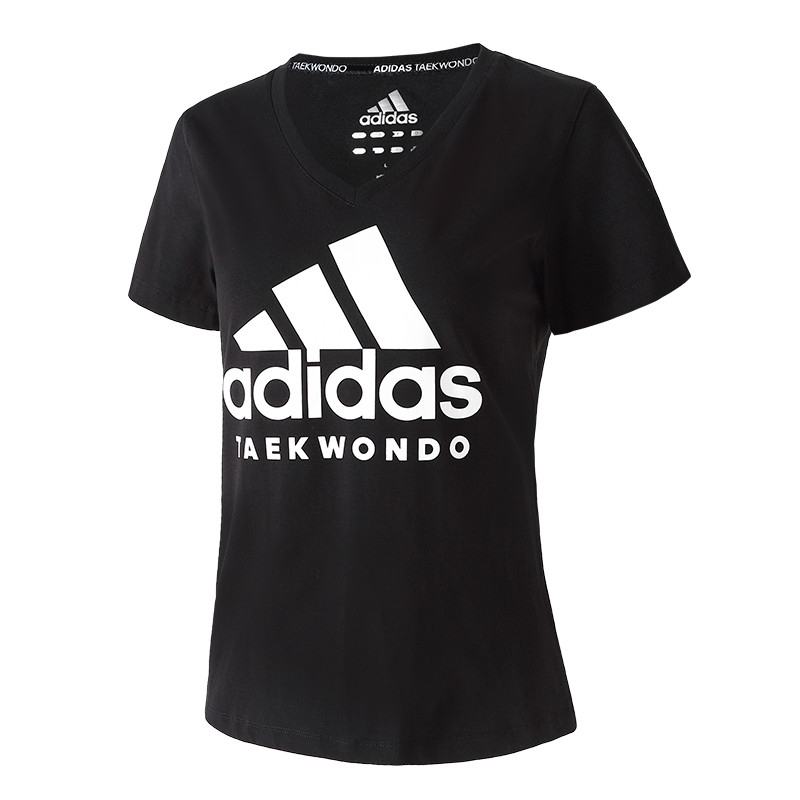 Adidas阿迪达斯短袖女2018新款速干透气运动休闲T恤 L ADICTTW-BW