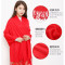千岛中国红围巾定制logo刺绣公司活动年会大红色仿羊绒围巾订做印字 短流苏（180*30）