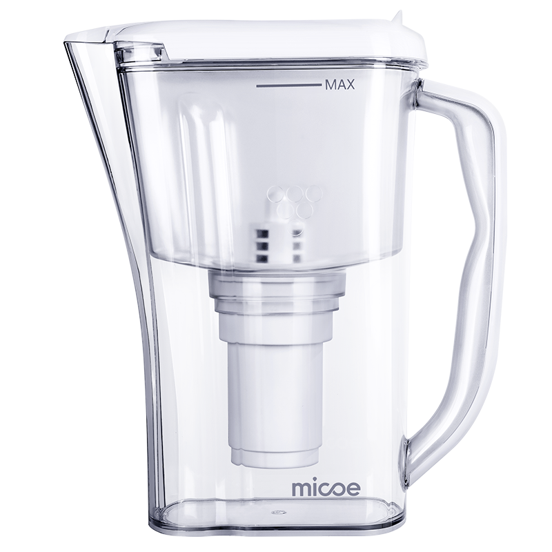 四季沐歌（MICOE） 净水壶 家用便携式净水杯 自来水过滤器滤水壶 净水器净水机 YCZ-QT12-M069 1壶1芯