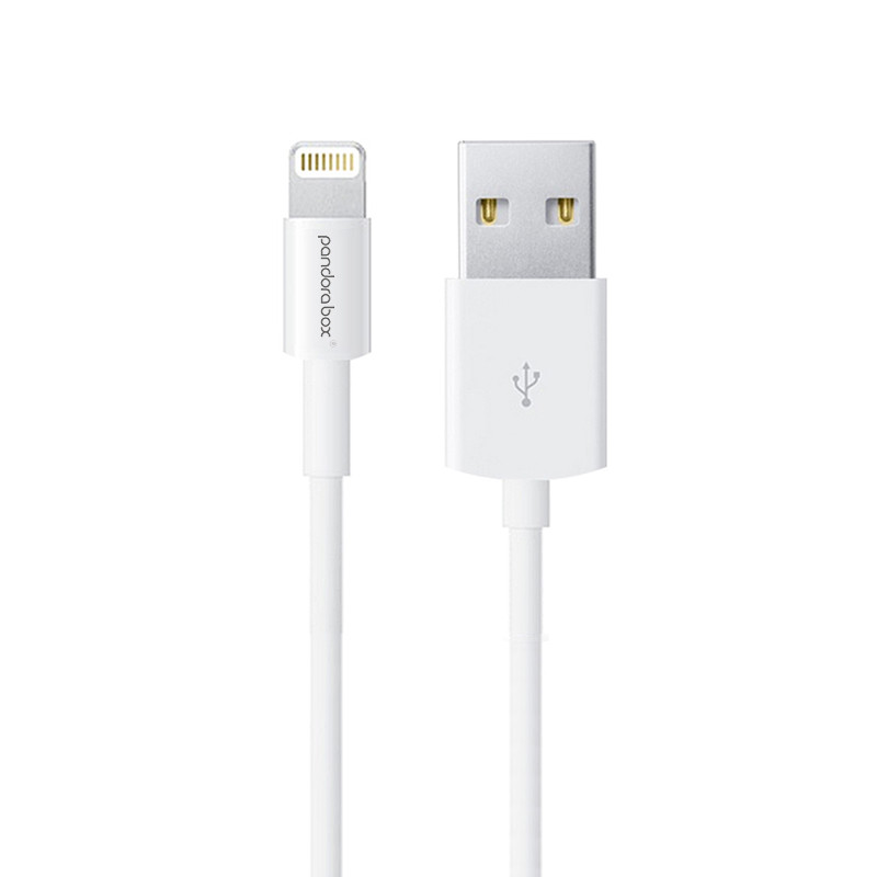 FB/沣标潘多拉盒 手机数据线 iphone 6/7/8/X 充电线 USB 电源线 1m