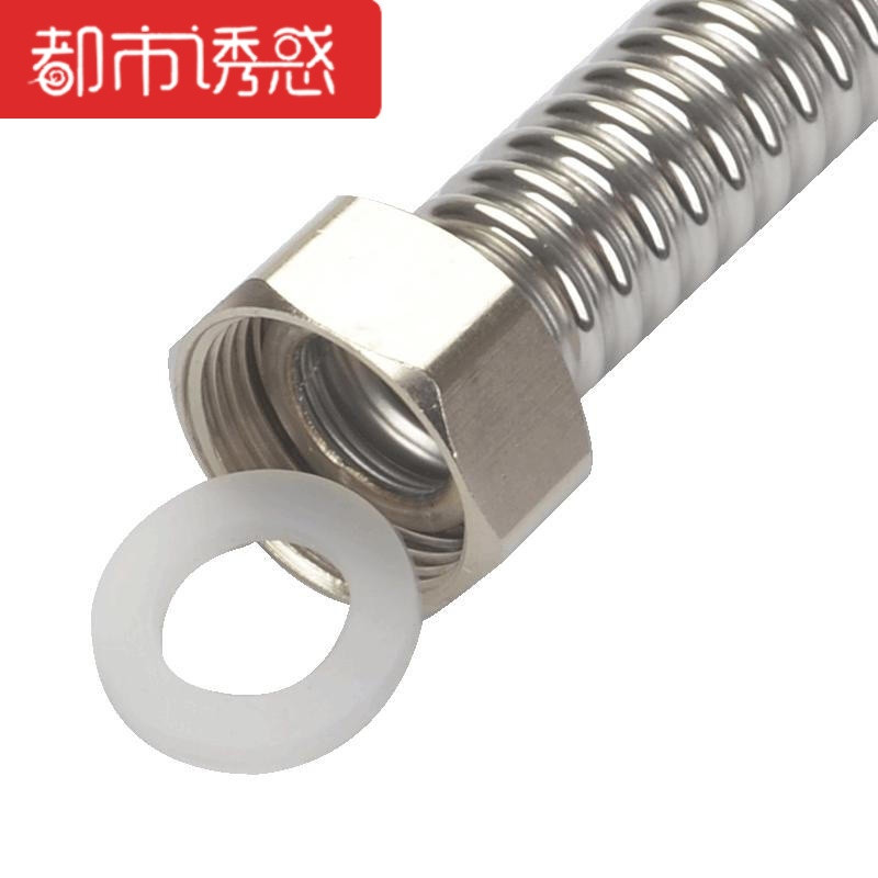 DN20加厚6分304不锈钢波纹管热水器锅炉进水软管冷热水管5米(DN206分规格) 10cm(DN206分规格)