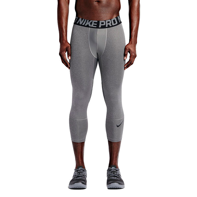 耐克Nike男裤新款训练紧身裤透气弹力中长裤七分裤-801225-091 2XL 默认颜色