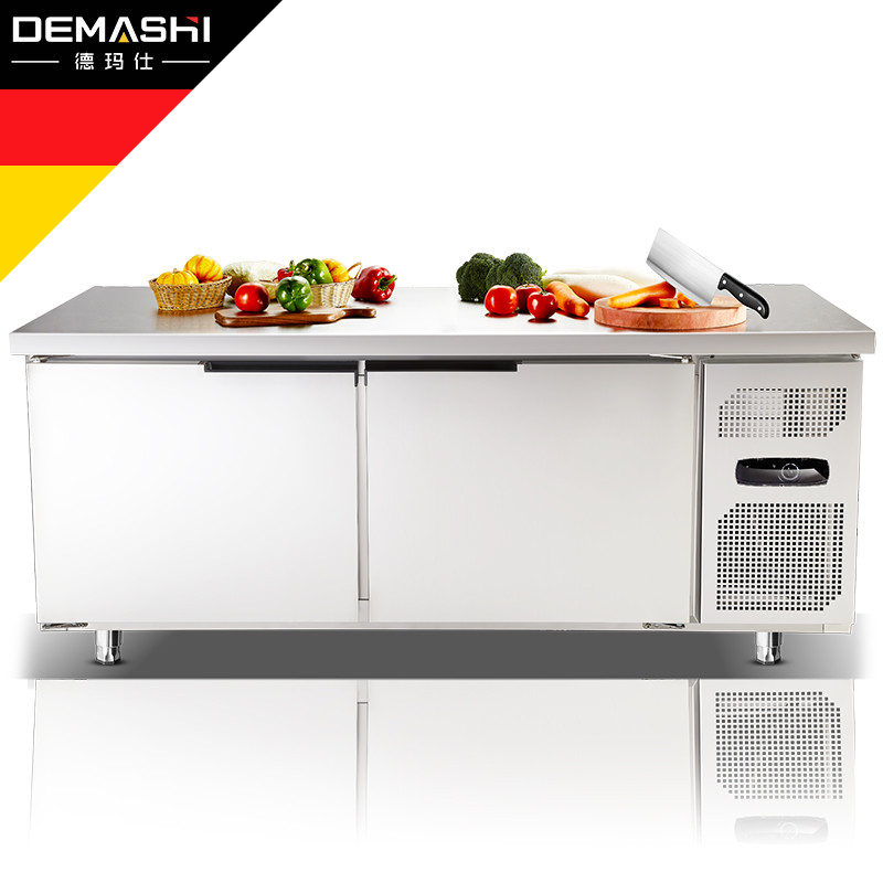 德玛仕(DEMASHI)商用冷藏操作台 1.8*0.6/0.8*0.8【工程款】双温