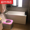 浴缸浴池浴缸功能别墅豪华地漏浴室安装方便欧式舒适耐 &asymp1.3m 长方形浴缸(送靠枕)