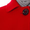 Aline/阿莱2017冬季新款双面呢大衣通勤风气质保暖舒适羊毛大衣 L 红色