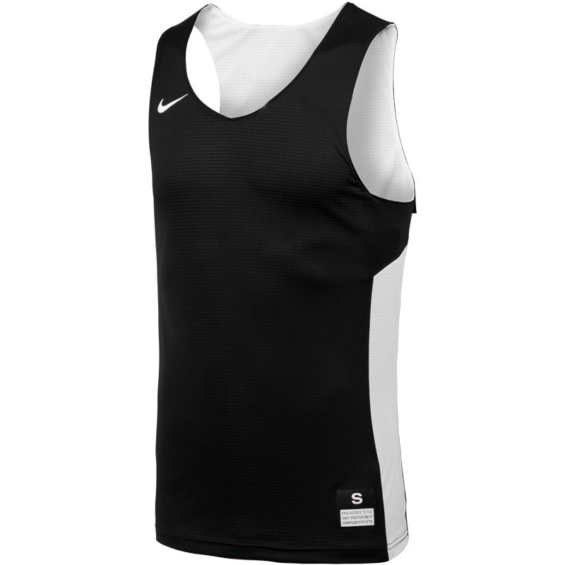耐克NIKE REVERSIBLE 男子健身训练无袖T恤 两面穿 篮球运动背心867767 XXL 867767012黑色/白色