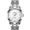 天梭(TISSOT)库图系列时尚皮带女士手表 机械钢带女表T035.207.11.011.00 T035.207.16.011.01