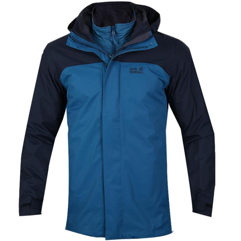 Jack Wolfskin/狼爪 男装 户外防风保暖三合一男子冲锋衣|5012791-1800 XL 5012791-1800