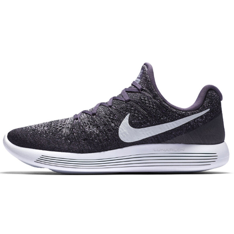 NIKE耐克跑步系列男LUNAREPIC低帮黑色863779-005 紫色 44