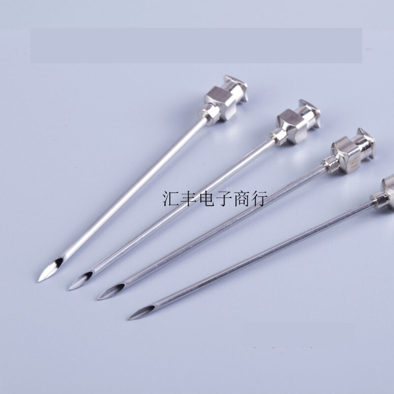 洋子（YangZi）加长不锈钢针头点胶实验长针头斜口平口加长注射针头120MM_1 10号19G管子长度120MM尖头
