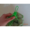 洋子（YangZi）抗低温超市专用装粽子塑料网兜网眼袋加厚绿色35厘米 100个特厚绿色35厘米网+扣