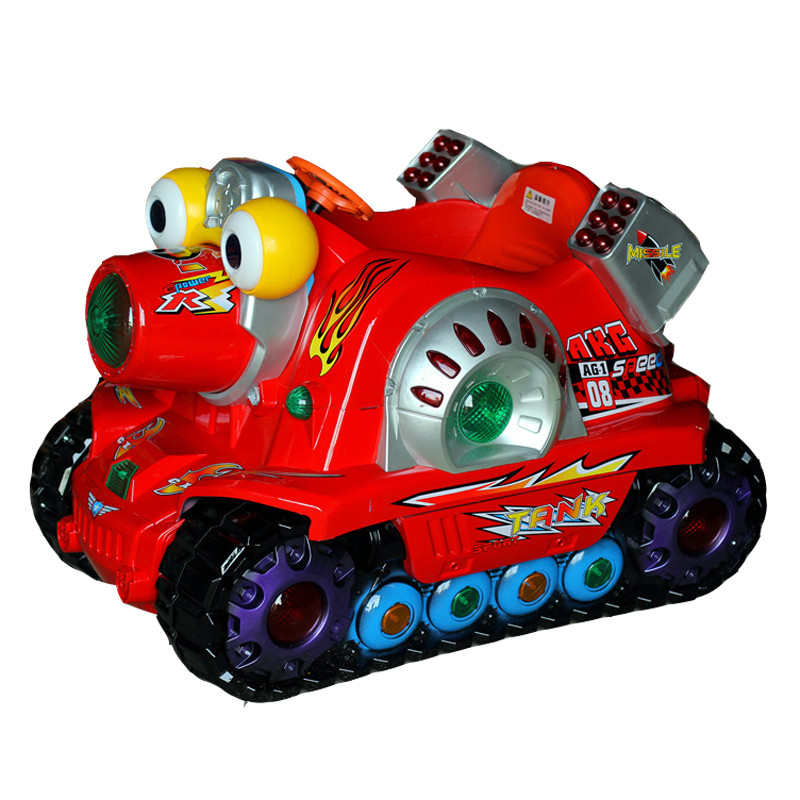 洋子（YangZi）大眼睛坦克摇摆机摇摇马彩灯电动儿童投币玩具音乐摇摇车 颜色随机发货无指定颜色