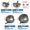 洋子（YangZi）不锈钢猪用饮水碗兽用不锈钢仔猪饮水槽自动饮水器水嘴养猪设备 加厚中号（椭圆形水碗）